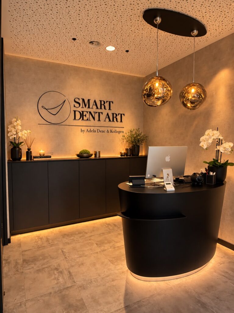 Empfang der Zahnarztpraxis Smart DentArt