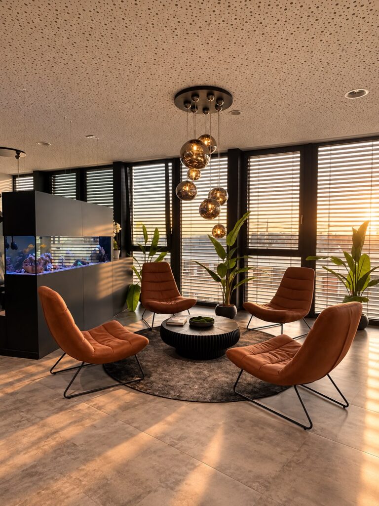 Lounge der Zahnarztpraxis Smart DentArt in Wolfsburg